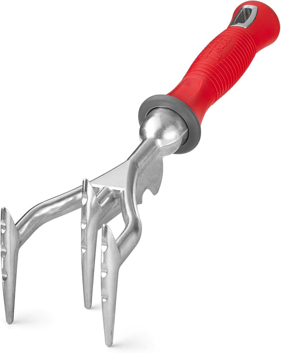 Garden Weasel Double-Sided Garden Cultivator/Tiller | Cultivate, Till, Break Up Soil | Planting and Gardening Hand Digging Tool, Heavy Duty Cultivator, Hand Tool Weeder