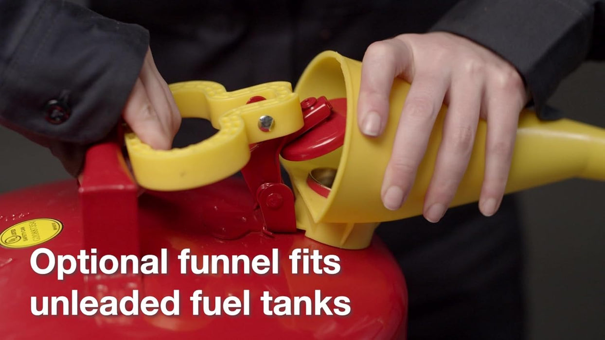 Eagle 2 Gallon Type I Green Safety Gas Can for Oil and Other Combustibles with Flame Arrester, Self-Closing Lid, and F-15 Funnel, Made in the USA, Galvanized Steel Flammable Storage Can, UI20FSG