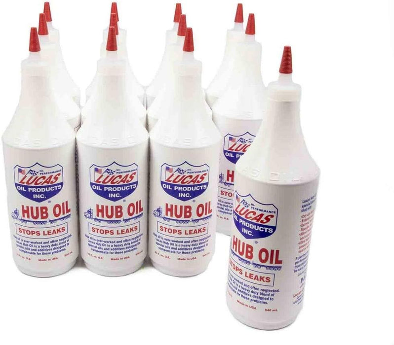 Lucas Oil Products Gear Oil, Hub Oil, Stop-Leak, 250WT, 1 Quart Bottle (Pack of 12)