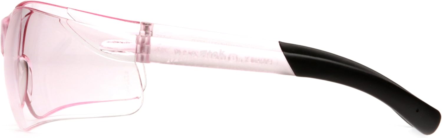 Pyramex S2517SN Mini Ztek Safety Glasses Pink Lens Pink Frame ANSI Z87+
