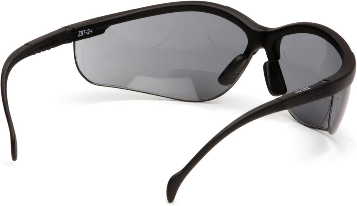 Pyramex SB1820R20 Venture II Readers, Black Frame/Gray + 2.0 Lens Safety Glasses