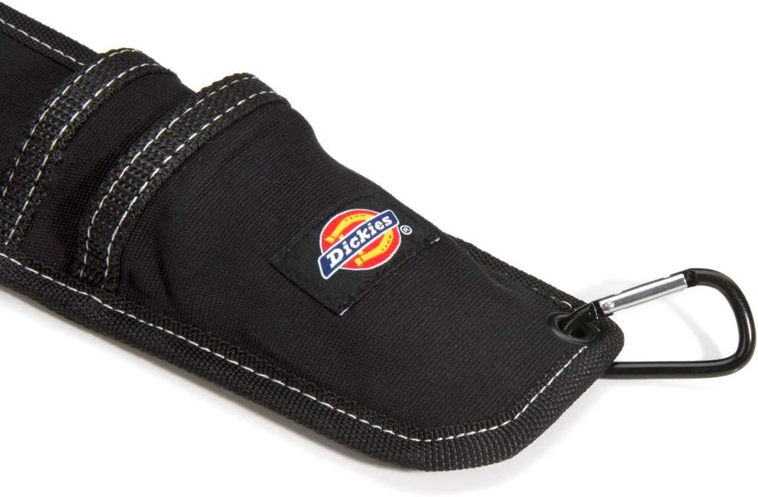 Dickies 57064 Utility Knife Sheath for Belt, Durable Canvas with PVC Cut-Resistant Sheath Lining, 2-inch Belt Loop, Black