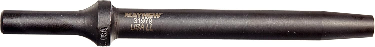 Mayhew Tools 31979 Pneumatic Taper Punch, 3/8" x 6", Black Oxide Finish