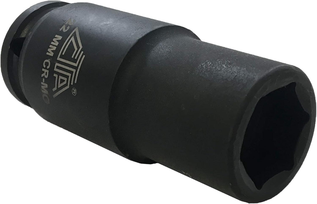 CTA Tools 1067 22mm Crank Bolt Socket-22mm, Black