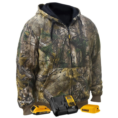 DEWALT Unisex Realtree Xtra Camouflage Heated Hoodie, X-Large, Camouflage - DCHJ074D1