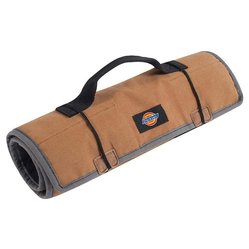 Dickies 57007 Small Wrench/Screwdriver Organizer Roll for Mechanics, 16 Tool Pockets, Durable Canvas Construction, 13.5 in. x 12.75 in. Unrolled