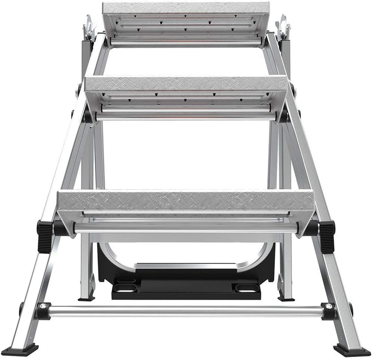 Little Giant Ladders, Safety Step, 3-Step, 3 Foot, Step Stool, Aluminum, Type 1A, 300 lbs Weight Rating, (10310BA)