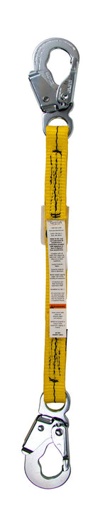 Guardian Fall Protection 01255 3-Foot Single Leg Non-Shock Absorbing Lanyard