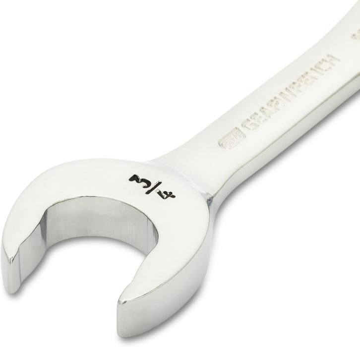 GEARWRENCH (86857) 3/4" 90-Tooth 12 Point Stubby Combination Ratcheting Wrench