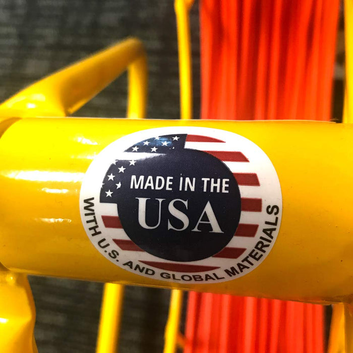 Jameson 6-14-400M Easy Buddy Electrical Fish Tape Duct Rodder with 400 Feet of 1/4-inch Fiberglass Rod Marked Every 5 Feet