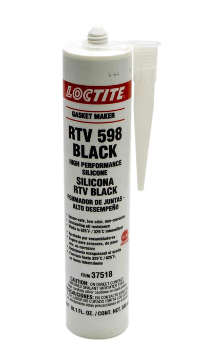 Loctite 495074 Sealant, Black RTV 598, Silicone, 300 ml Cartridge