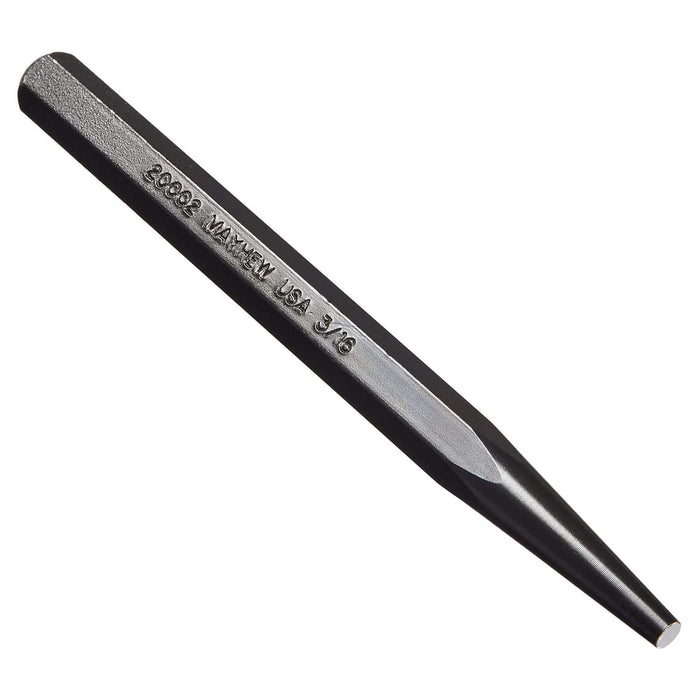 Mayhew Pro 20002 3/16-Inch Black Oxide Solid Punch 3/16" x 5" SAE, Black Oxide Finish