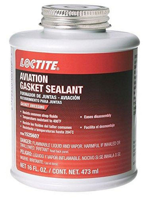 ‎Loctite | ‎1525607 | Loctite 1525607 Aviation Gasket Sealant 16oz Brush Top Can, 1 Pack