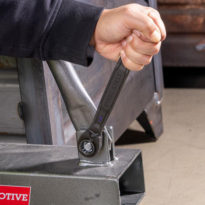 Klein Tools 68216 4-in-1 Ratcheting Wrench Set, SAE, 2-Piece