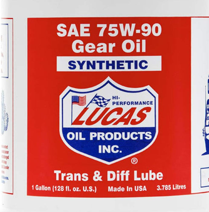 Lucas Oil 10048 Synthetic SAE 75W-90 Gear Oil - 1 Gallon