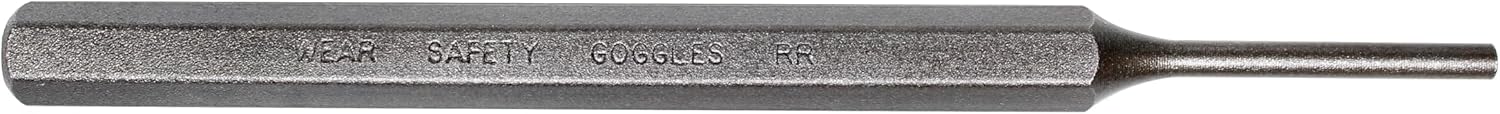 Mayhew Tools 71002 Select 1/8-Inch Pin Punch, Shot Blast Finish