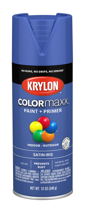 Krylon K05564007 Colormaxx Spray-Paints, Iris, 12 Ounce (Pack of 1)