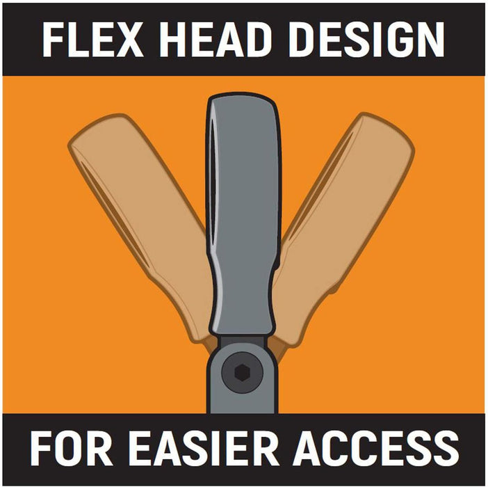 GEARWRENCH (86716) 16mm 4 Degree Swing Arch 12 Point Flex Head Ratcheting Combination Wrench