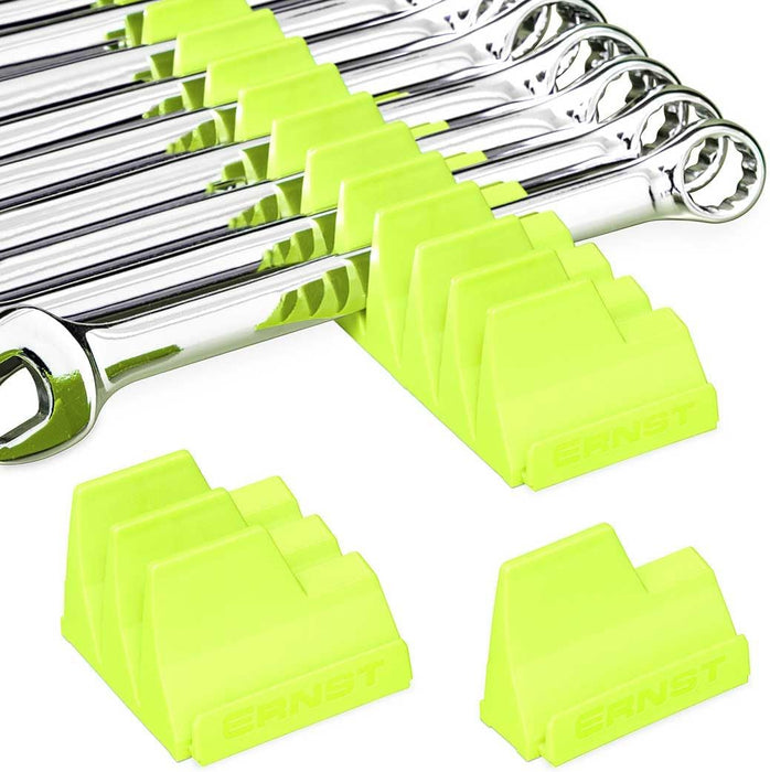 Ernst Manufacturing Wrench Pro - Modular Wrench Organizer for 40 Wrenches (Hi-Viz) - Made in the USA