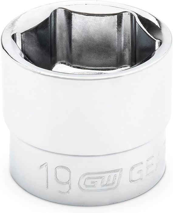 GEARWRENCH (81396) 14 Piece 3/8" Drive 6 Point MM Stubby Socket Set