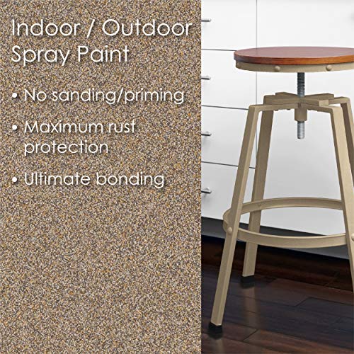 Krylon Fusion All-In-One Adhesive Spray Paint for Indoor/Outdoor Use, 12 oz, Desert Sand