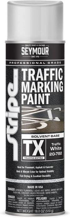 Seymour 20-782 Stripe Solvent Base Extra Traffic Marker, White