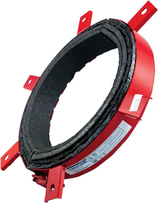 RectorSeal Metacaulk Intumescent Pipe Collar 66354, Fits Well in Limited Access Areas, Firestop, 6"