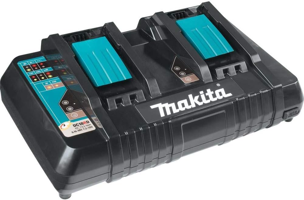 Makita XBU02PT 36V (18V X2) LXT Brushless Blower Kit, Teal (5.0Ah) Kit with two 5.0Ah batteries