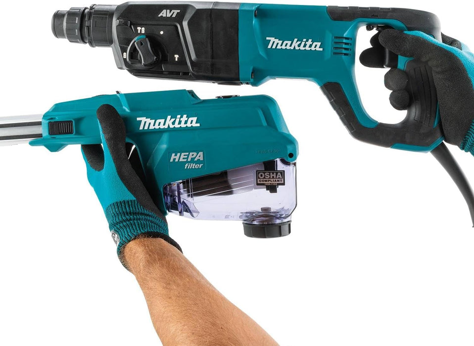 Makita HR2663 1" SDS-PLUS AVT Rotary Hammer, with HEPA Dust Extractor (D-Handle)