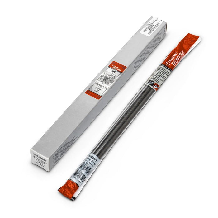 Crescent Nicholson 02229B 8" x 3/16" Round Chainsaw File, Knurl Cut, 3 Files per Sealed