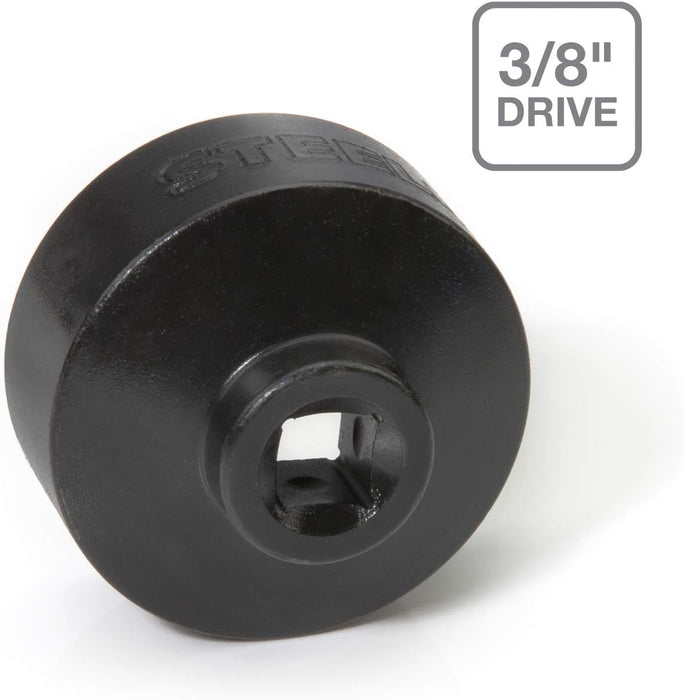 Steelman 95650 36mm Low Profile Oil Filter Wrench Socket for Audi, Ford, BMW, and Others, 3/8-Inch Drive