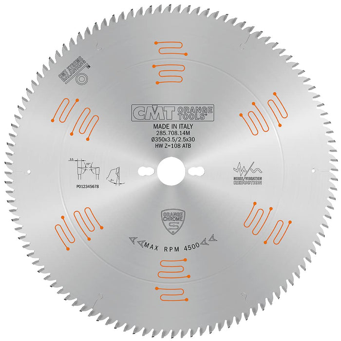 CMT Orange Tools 285.760.48H FINE FINISH 160x0.086”/0.063”x20mm T=48 ATB