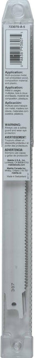 Makita 723070-A-5 9-Inch 10/14-TPI All Purpose Reciprocating Saw Blade