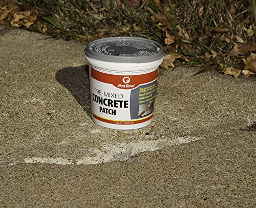 Red Devil 0641 Pre-Mixed Concrete Patch, 1 Gallon, Pack of 2, Gray, Made in USA