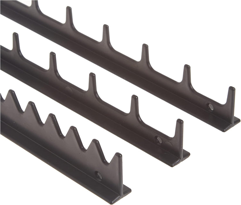 Ernst Screwdriver Rail Set, 20 Tool, Black, (6011-Black)