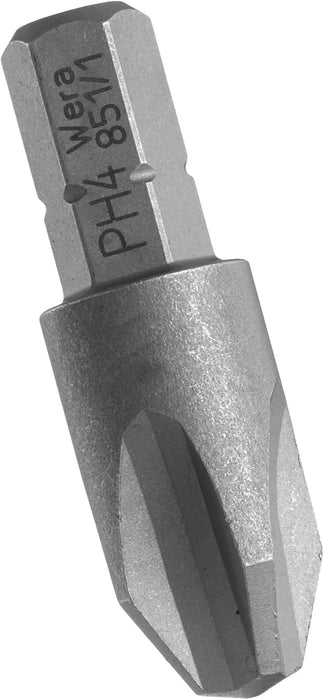 Wera Tools 05056535001 Series 1 851/1 Z Sheet Metal Bit, Phillips PH 4 Head x 32mm Blade