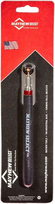Mayhew Tools 17760 TeleMirror Telescoping Acrylic Mirror, 3/4" x 2-1/2", Black