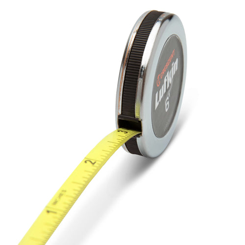 Crescent Lufkin (W606P) 1/4" x 6' Executive Diameter Yellow Clad A19 Blade Pocket Tape Measure