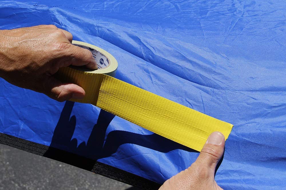 IPG (6720YEL) JobSite DUCTape, Colored Duct Tape, 1.88" x 20 yd, Yellow (Single Roll)