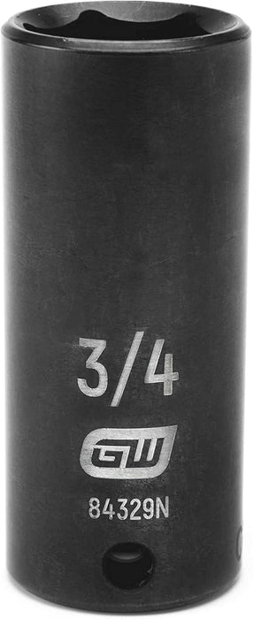 GEARWRENCH 3/8" Drive 6 Point Deep Impact SAE Socket 3/4" - 84329N