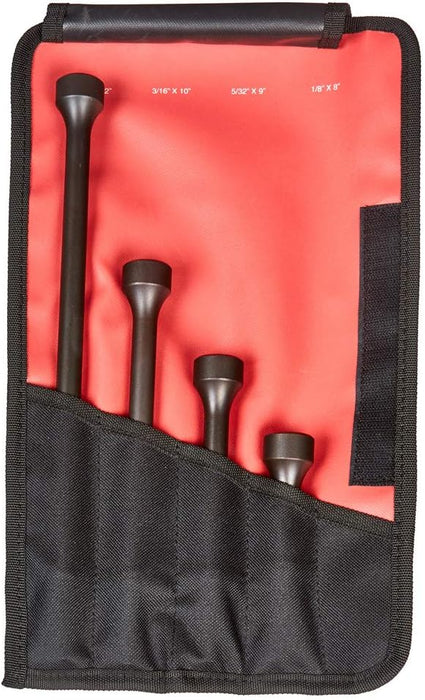 Mayhew Tools 32025 Pneumatic Hammer, 4-Piece Set, Black Oxide Finish 4-Piece Set Standard Package