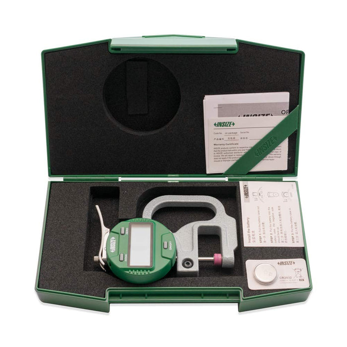INSIZE 2871-101 Electronic Thickness Gage, 0" - .4", Resolution 0.00005"