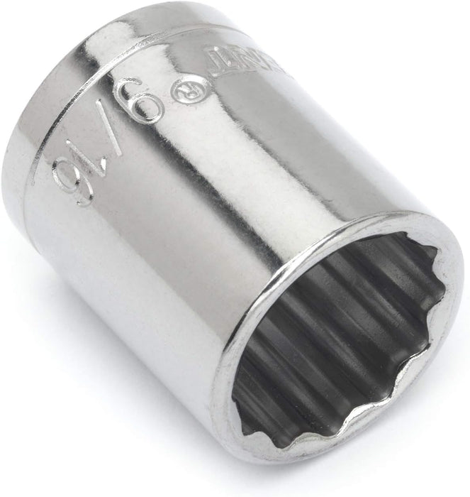 Crescent 3/8" Drive 12 Point Standard SAE Socket 9/16" - CDS28N (Pack of 1)