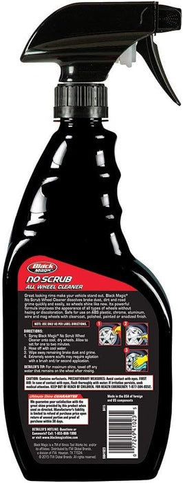 Black Magic BM41023W No Scrub All Wheel Cleaner, 23 oz. (Pack of 4)