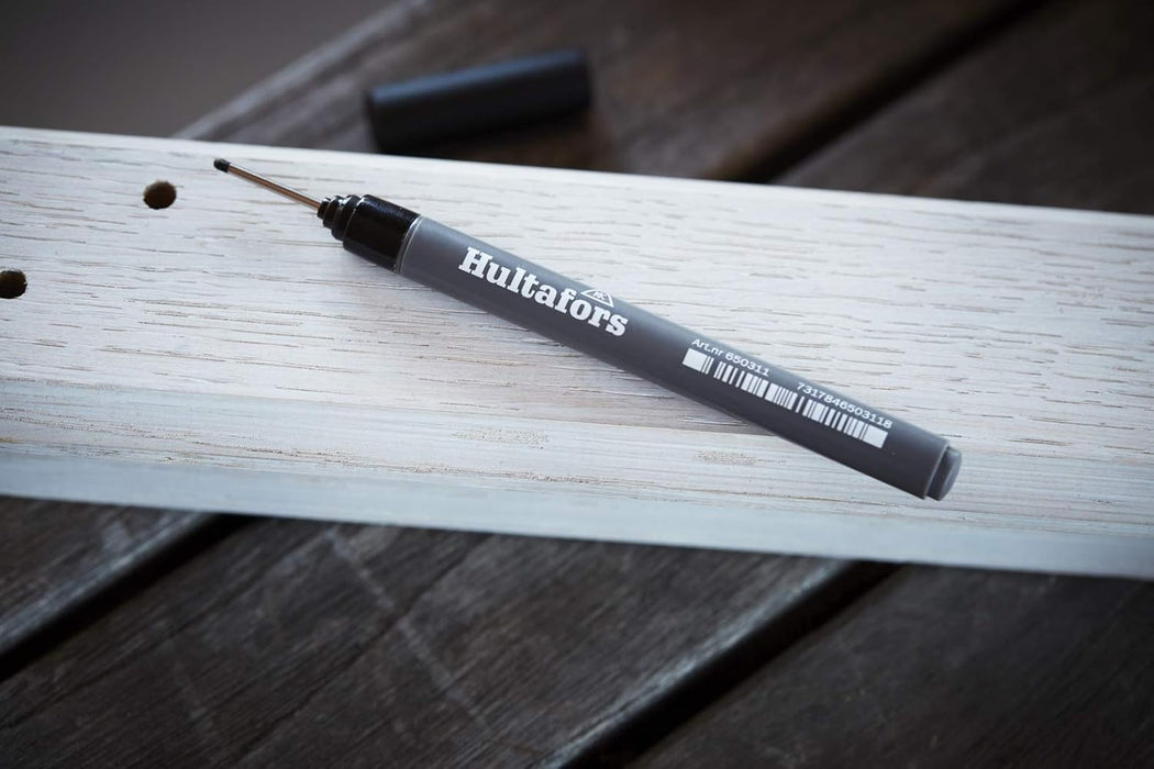 Hultafors Tools 650310 Ink Deep-Hole Marker HIDHM B Schwarz (Pack of 1)