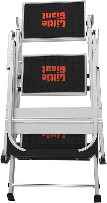 Little Giant Ladders, Safety Step, 3-Step, 3 Foot, Step Stool, Aluminum, Type 1A, 300 lbs Weight Rating, (10310BA)