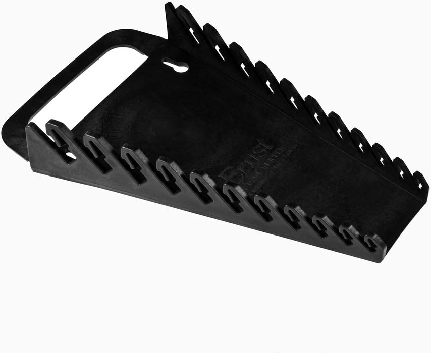 Ernst Manufacturing 11-Wrench Gripper Portable Wrench Organizer - Durable Flexible Grip, Fits 1/4" to 7/8" & 6-16 mm, Black (Model 5087)