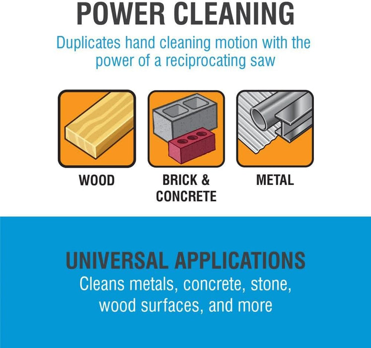 Spyder (400002) Wire Brush Reciprocating Saw Attachment