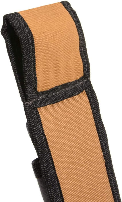 Dickies 57010 Utility Knife Sheath for Belt, Durable Canvas with PVC Cut-Resistant Sheath Lining, 2-inch Belt Loop
