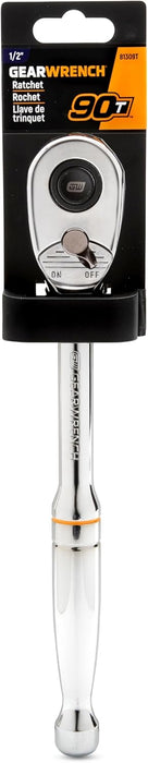 GEARWRENCH 1/2" Drive 90-Tooth Quick Release Teardrop Ratchet | 81309T